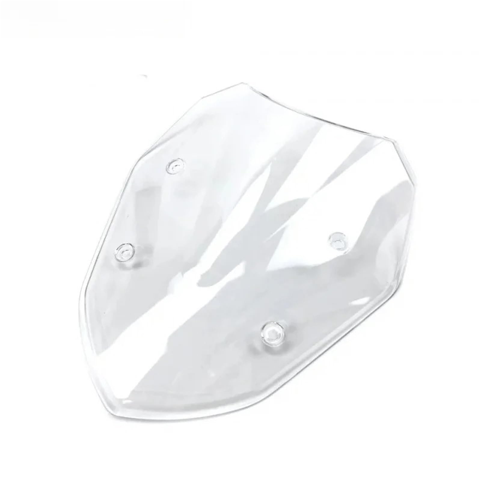 Motorrad Windschild Für S1000XR 2014-2018 Double Bubble Motorrad Windschutzscheibe Windschutzscheibe Motorrad Windabweiser Spoiler(Clear) von TWMEU