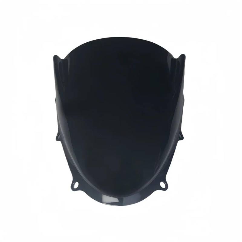 Motorrad Windschild Für Suzuki Für GSXR 125 150 2017-2021 Motorrad Windschutzscheibe Protector Touring Fliegengitter Double Bubble Windabweiser Motorrad Windabweiser Spoiler(Black) von TWMEU