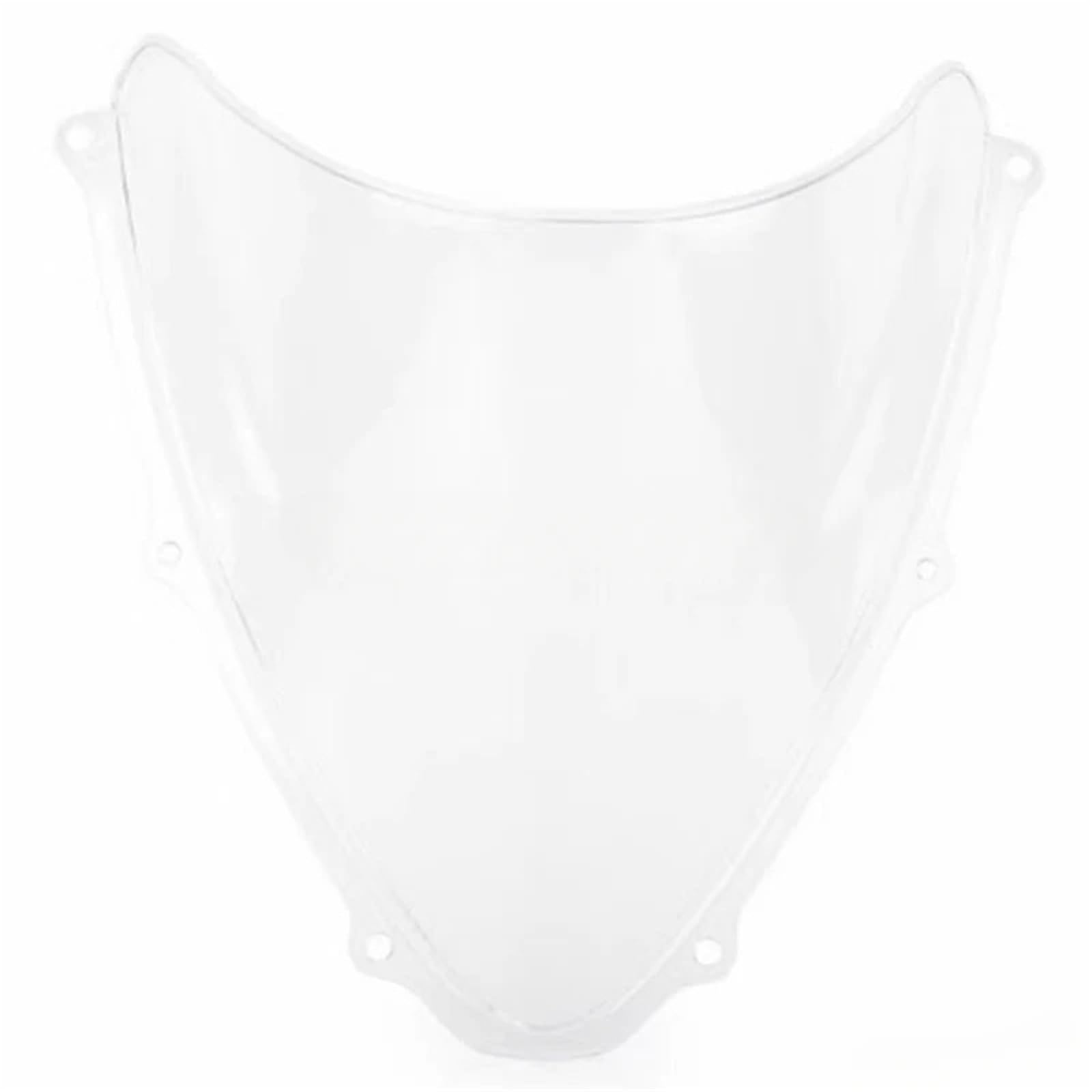 Motorrad Windschild Für Suzuki Für GSXR600 750 2006-2007 Motorrad Double Bubble Windschutzscheibe Deflektor Schutz Wind Bildschirm Motorrad Windabweiser Spoiler(Clear) von TWMEU