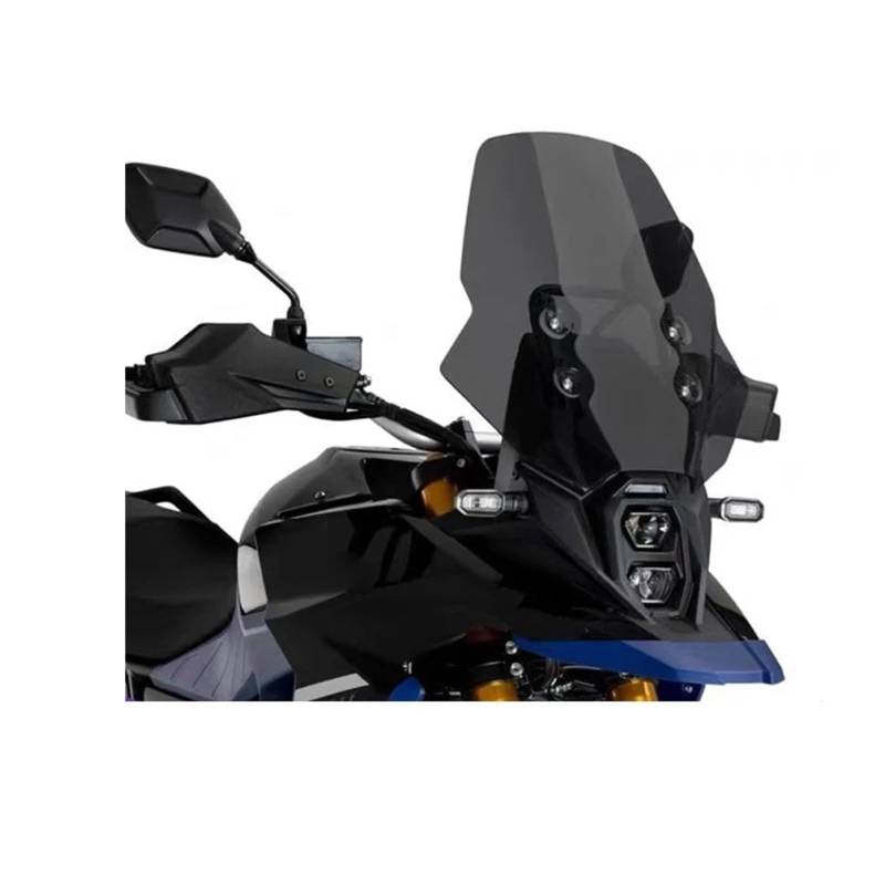 Motorrad Windschild Für Suzuki Für V-Strom Für 800DE Für DL800DE Motorrad Bildschirm Frontscheibe Motorrad Windabweiser Spoiler(46 Smoke Grey) von TWMEU