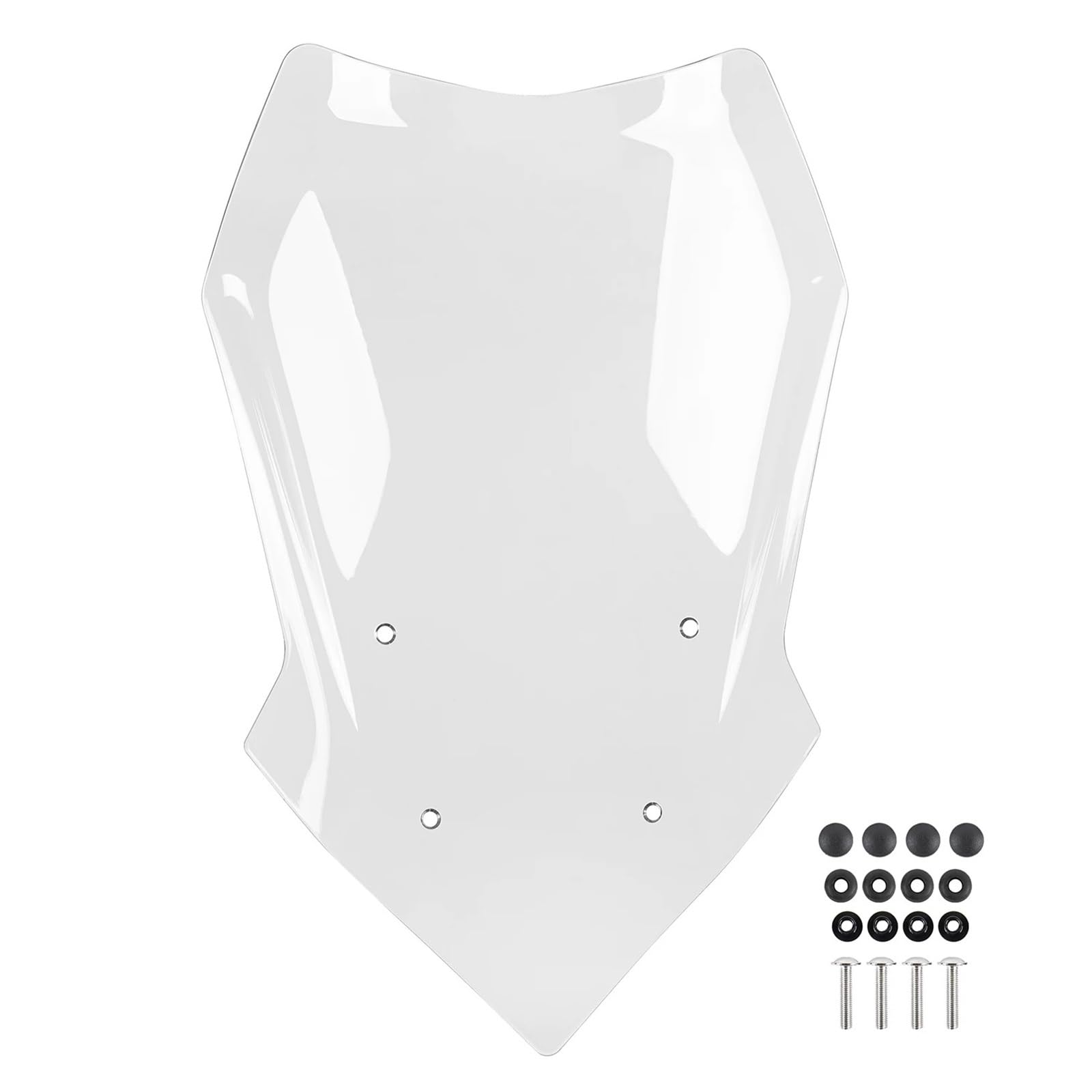 Motorrad Windschild Für Tracer 900 GT 2018-2020 Windschutzscheibe Windschutz Motorrad Windabweiser Schild Bildschirm Zubehör Motorrad Windabweiser Spoiler(Clear) von TWMEU