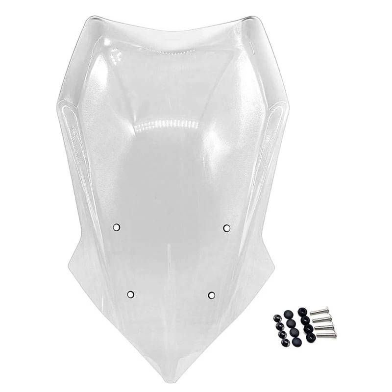 Motorrad Windschild Für Tracer Für 9 GT 2021-2023 Windschutzscheibe Motorrad Windabweiser Schild Bildschirm Motorrad Windabweiser Spoiler(Clear) von TWMEU