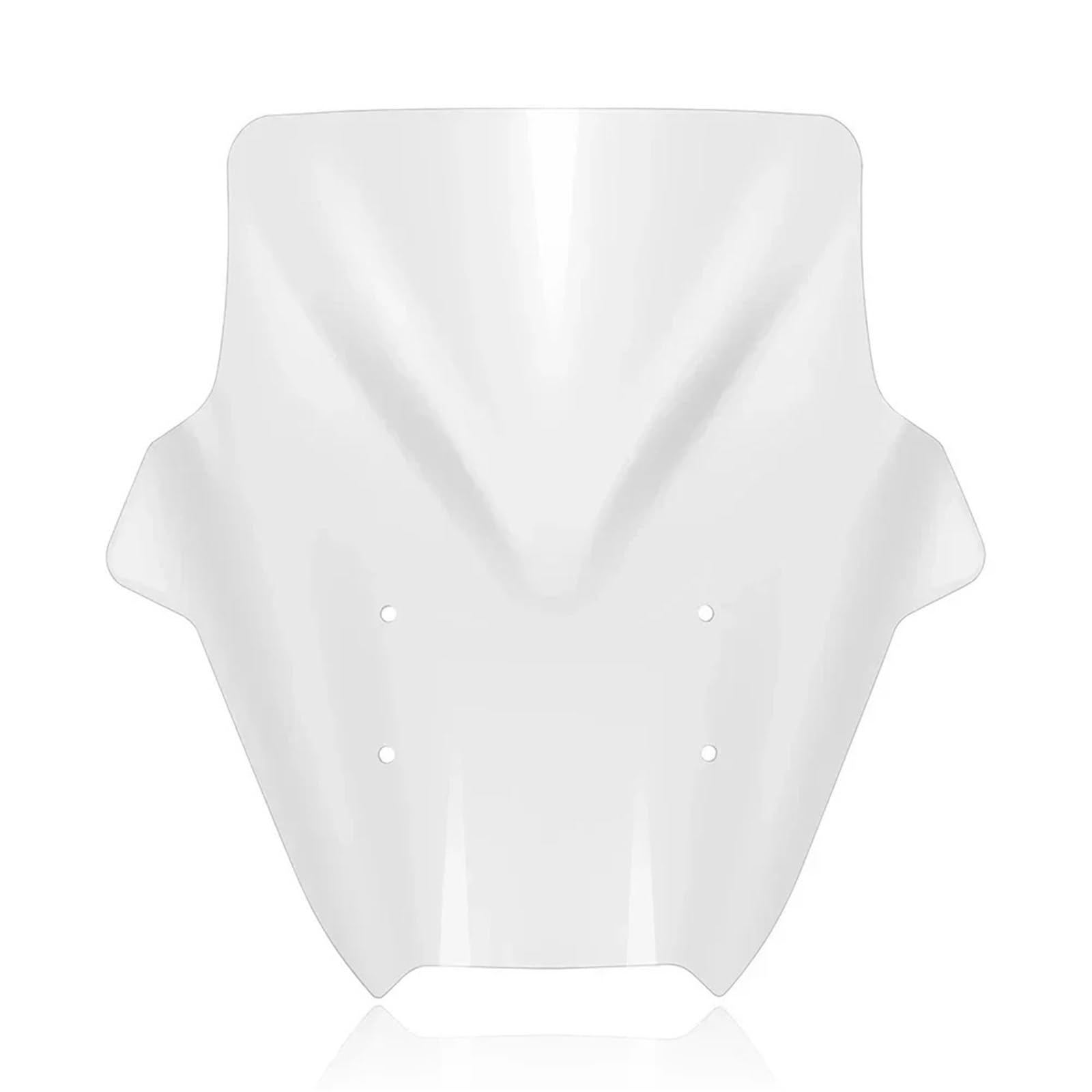 Motorrad Windschild Für V-Strom Für 800DE 2023 Windschutzscheibe Motorrad Windschutzscheibe Windschutz Bildschirm Deflektor Spoiler Schutz Motorrad Windabweiser Spoiler(White) von TWMEU