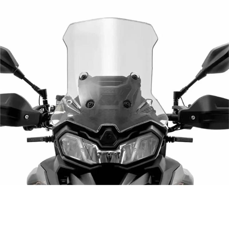 Motorrad Windschild Für Valico Für VOGE Für DS900X Für DSX900 Motorrad Erhöhung Windschutzscheibe Zubehör Motorrad Windabweiser Spoiler(10CM) von TWMEU