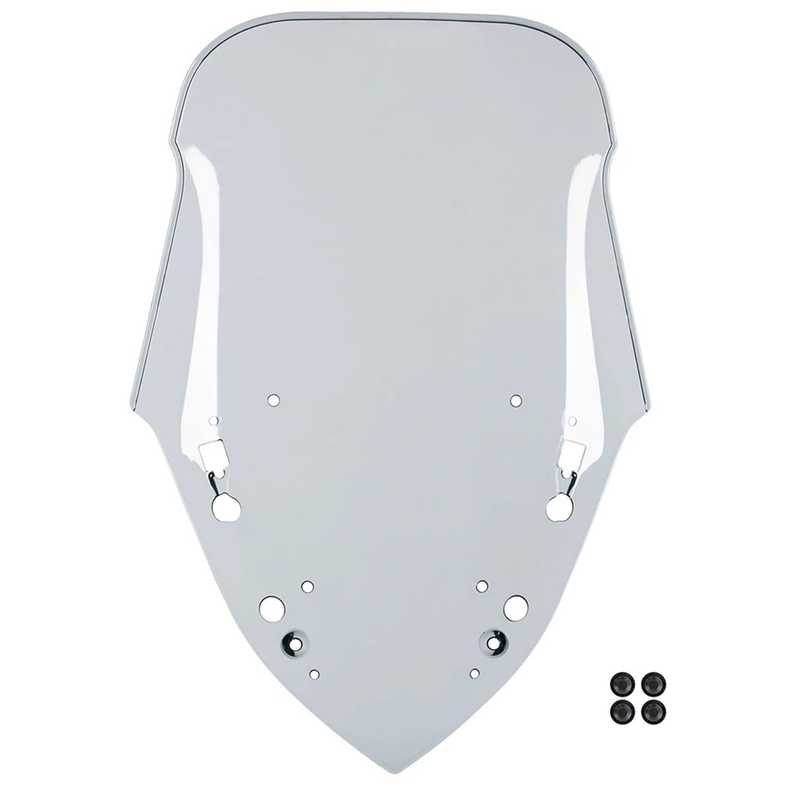 Motorrad Windschild Für X-MAX 300 Für X-MAX 250 2017-2022 Windschutzscheibe Windschutz Motorrad Windabweiser Motorrad Windabweiser Spoiler(Light Smoke) von TWMEU