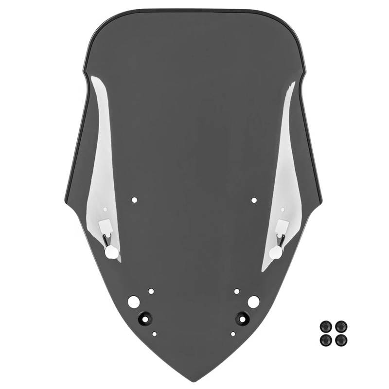 Motorrad Windschild Für X-MAX 300 Für X-MAX 250 2017-2022 Windschutzscheibe Windschutz Motorrad Windabweiser Motorrad Windabweiser Spoiler(Smoke) von TWMEU