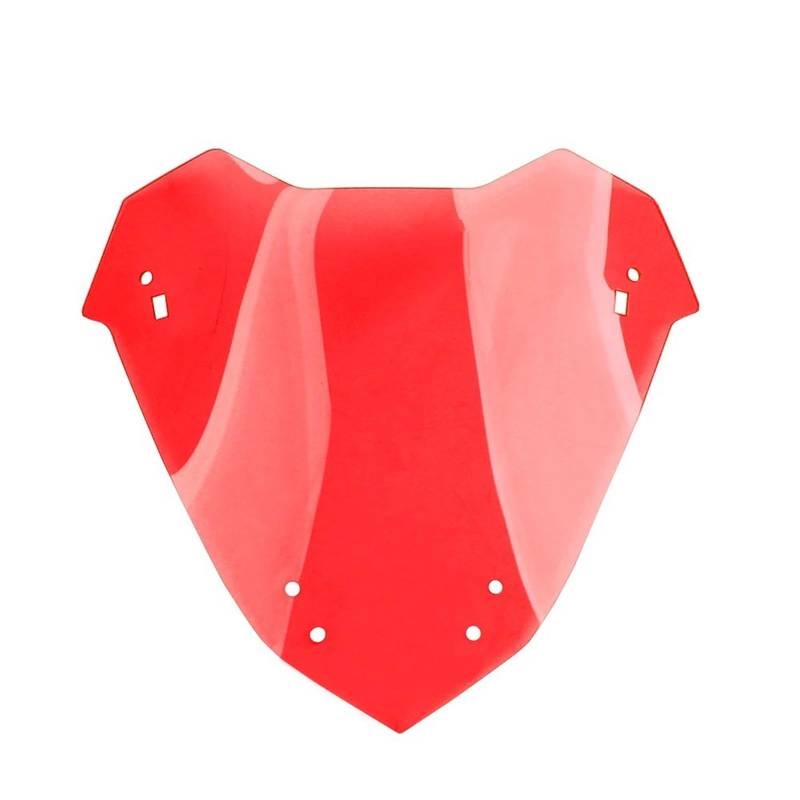 Motorrad Windschild Für XMAX300 2023-2024 Motorrad Sport Visier Windschutzscheibe Windschutz Windschutz Deflectore Bildschirm Motorrad Windabweiser Spoiler(Red) von TWMEU