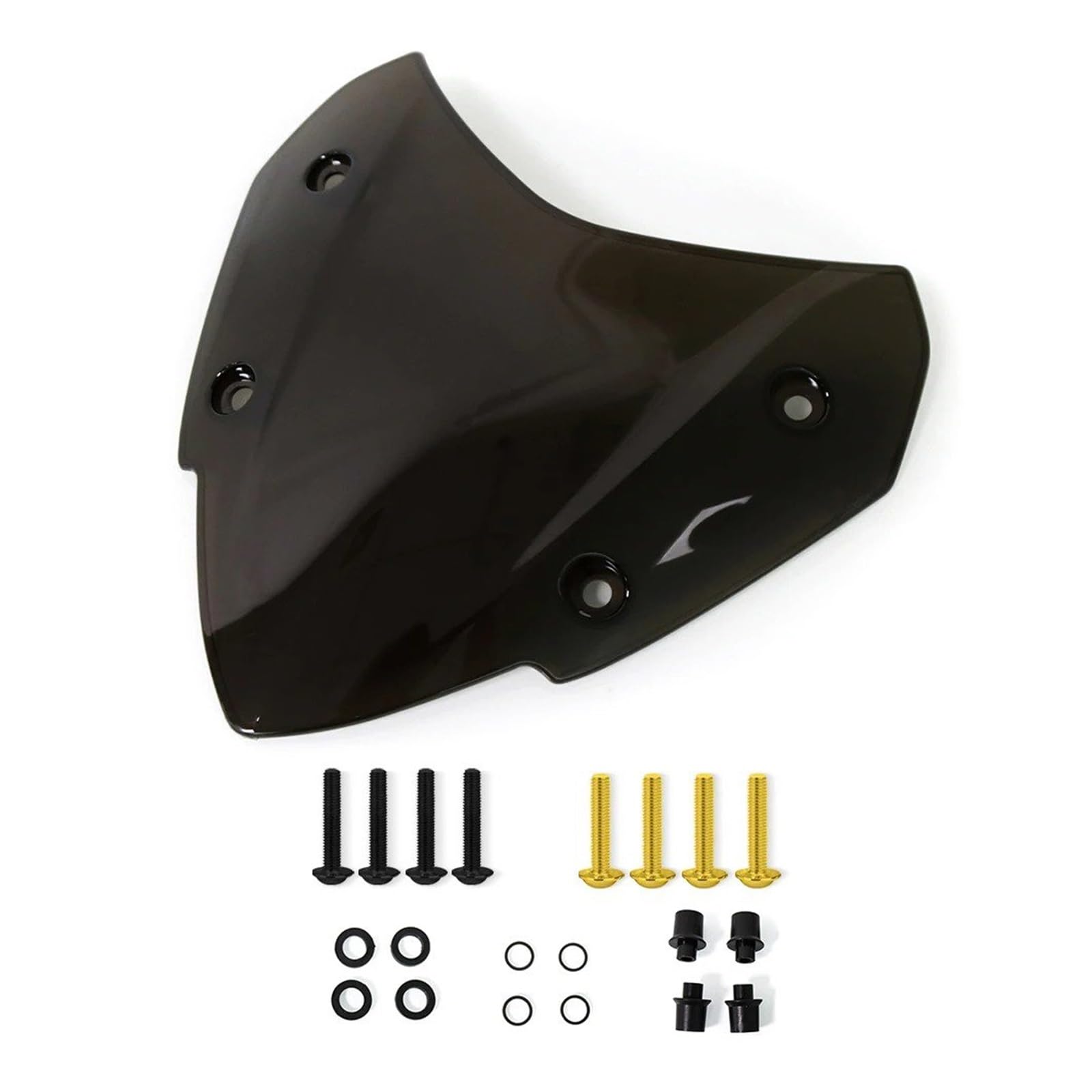 Motorrad Windschild Für XMAX300 Für XMAX250 Für XMAX400 2017-2022 Motorrad Sport Windschutzscheibe Windschutz Visier Viser Motorrad Windabweiser Spoiler(Black) von TWMEU