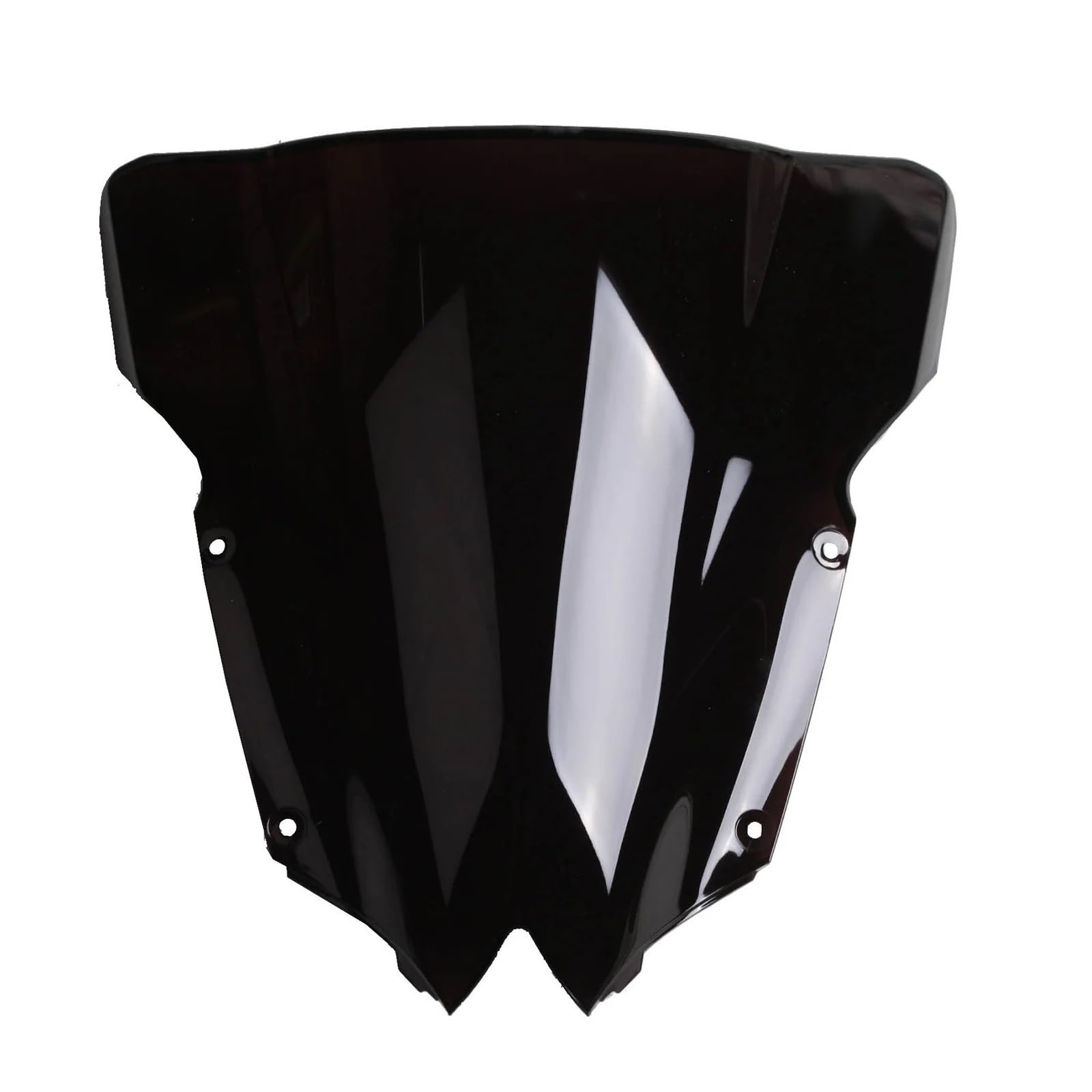 Motorrad Windschild Für YZF R6 2008–2016 Motorrad-Windschutzscheiben-Windschutzscheibe Motorrad Windabweiser Spoiler(Black) von TWMEU