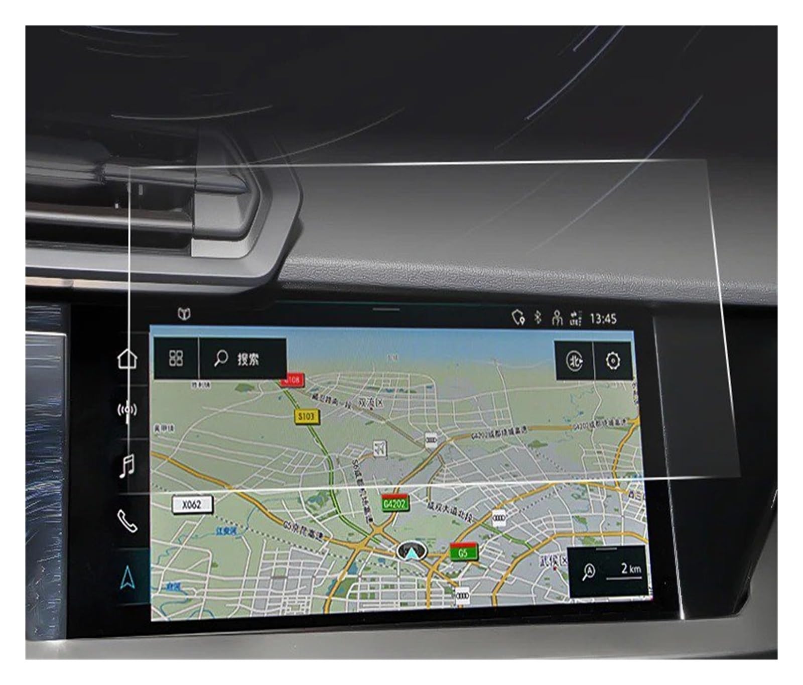 Navigation Displayschutzfolie Für A3 Für 8Y Für Sline S3 2021 2020 Auto Navigation Gehärtetem Glas Screen Protector Film Limousine Fließheck Auto Innen Gehärtetes Glas Displayschutzfolie(Navigation) von TWMEU