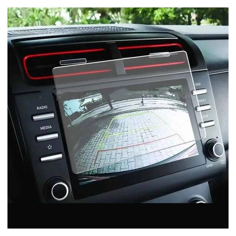 Navigation Displayschutzfolie Für Creta 2021 2022 Displayschutzfolie Aus Gehärtetem Glas, Auto-GPS-Navigation, Innenzubehör Gehärtetes Glas Displayschutzfolie(GPS 8 inch) von TWMEU