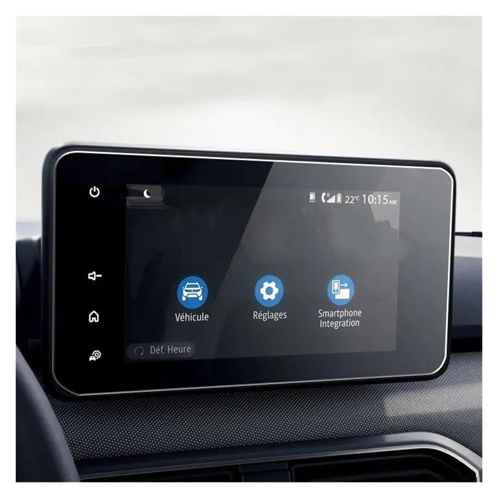 Navigation Displayschutzfolie Für Dacia Für Sandero 3 Für Stepway 2020-2023 Screen Protector 8 Zoll Auto Radio GPS Navigation Display Schutz Film Gehärtetes Glas Displayschutzfolie von TWMEU