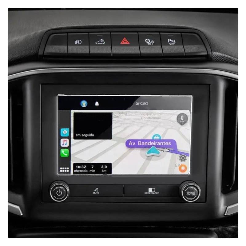 Navigation Displayschutzfolie Für FIAT Für Strada 2021 2022 Gehärtetem Glas Screen Protector Film 7 Zoll Auto Radio GPS Navigation Innen Gehärtetes Glas Displayschutzfolie von TWMEU