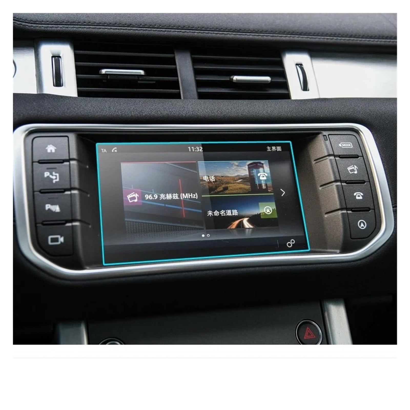 Navigation Displayschutzfolie Für Range Für Rover Für Evoque 2013-2018 Auto GPS Navigation Touchscreen Gehärtetem Glas Schutz Film Schutz Gehärtetes Glas Displayschutzfolie(for Evoque 8 inch) von TWMEU