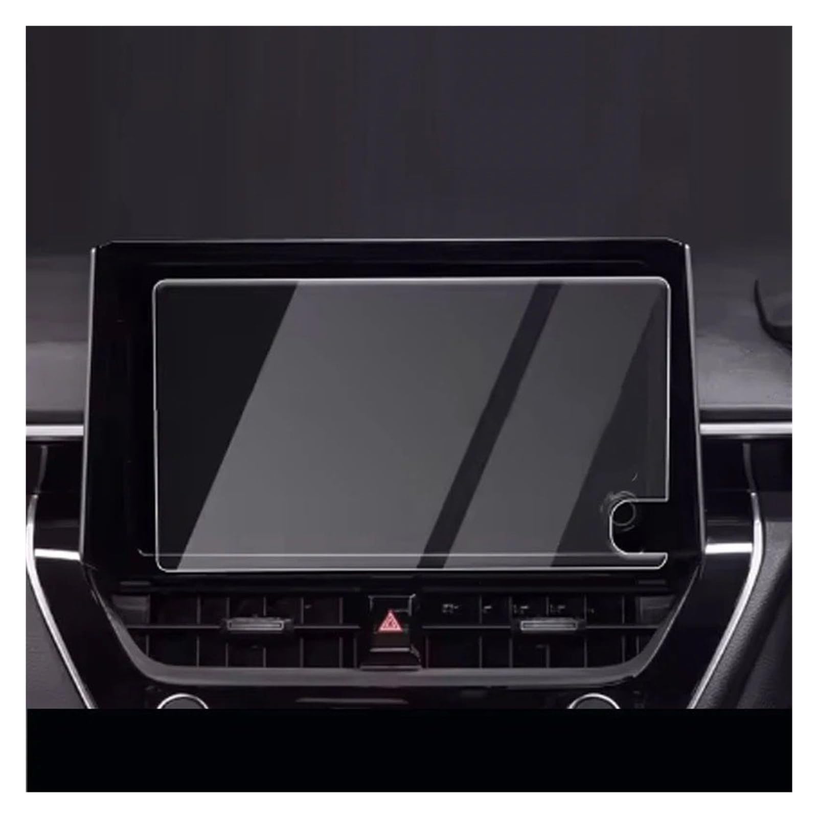 Navigation Displayschutzfolie Für Toyota Für RAV4 2023 2024 Gehärtetem Glas Screen Protector 8 Zoll Auto LCD GPS Navigation ToushScreen Anti-Scratch Film Gehärtetes Glas Displayschutzfolie(Right Hand von TWMEU