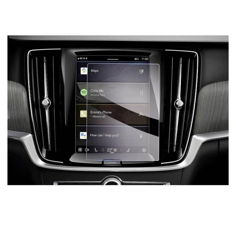 Navigation Displayschutzfolie Für Volvo Für XC40 Für XC60 Für XC90 2017-2022 8,7 Zoll Auto LCD GPS Navigation Gehärtetem Glas Bildschirm Film Schutz Gehärtetes Glas Displayschutzfolie von TWMEU