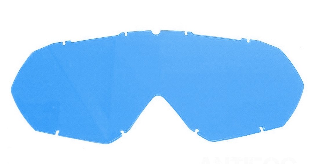 TWO-X Race Ersatzglas MX Brillenglas Crossbrille getönt blau von TWO-X