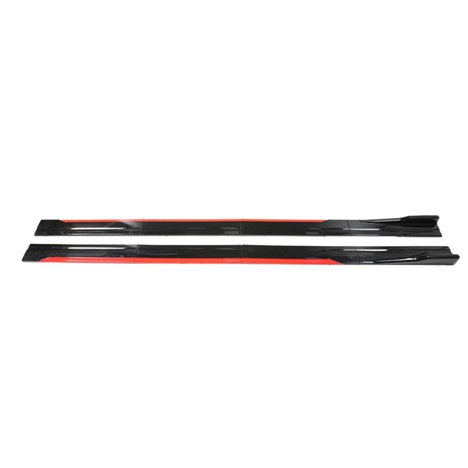 Frontspoiler Lippe Auto-Seitenschweller 8-teilig Winglet-Splitter Spoiler-Karosserie-Splitter-Kit Für Civic Für Accord 9TH 10TH EK EG S2000 Spoiler(Rot) von TWOMEM