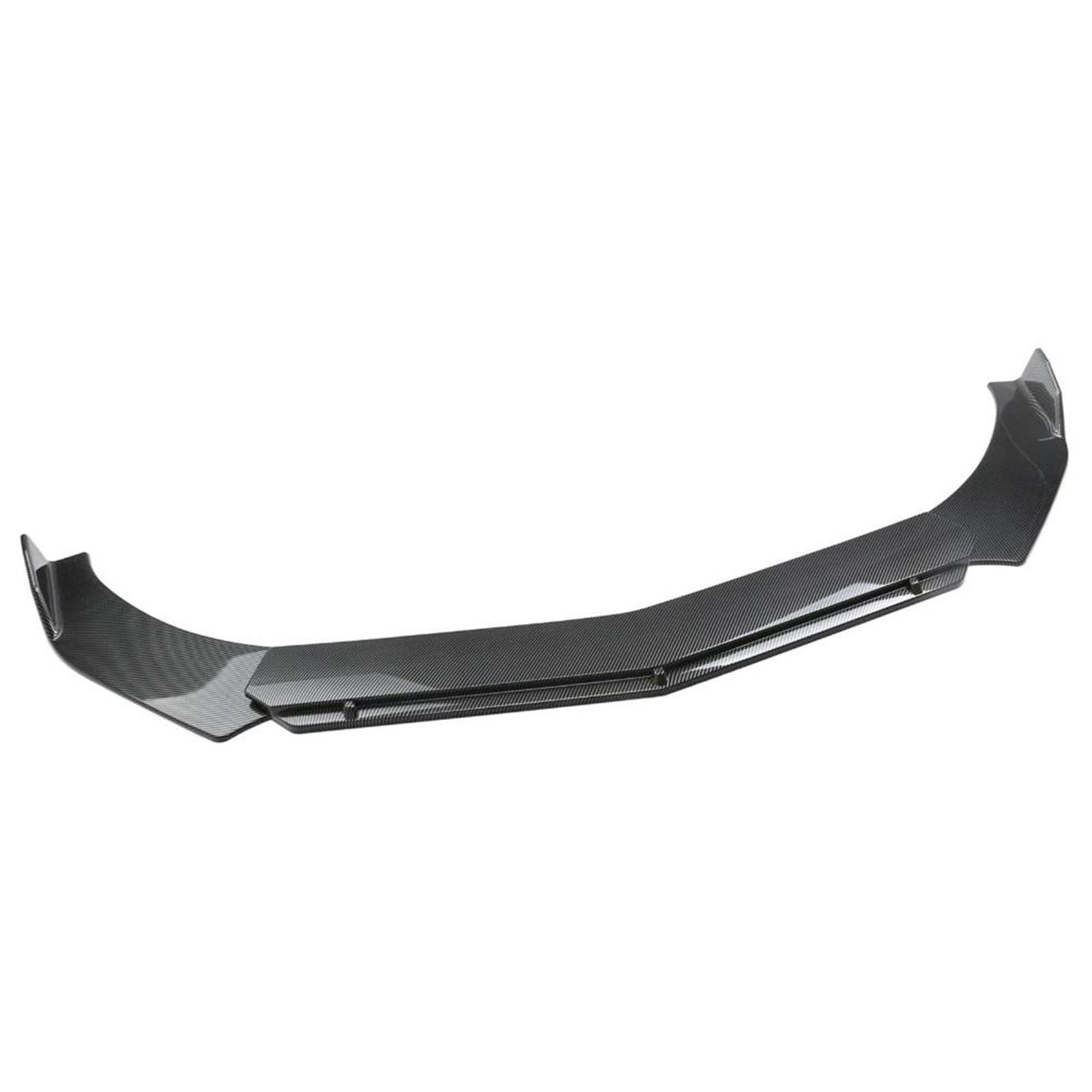 Frontspoiler Lippe Front Stoßstange Lip Spoiler Körper Verlängerung Dekoration Unterstützung Stangen Halten Für Hatchback Limousine Spoiler(Carbon Black Bumper) von TWOMEM