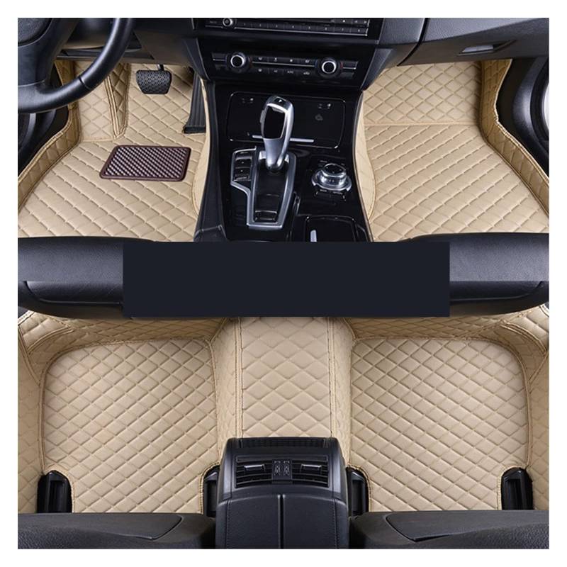 Fußmatten Auto-Fußmatten Für VW Für Golf 5 Für MK5 2004 2005 2006 2007 2008 Teppiche Fußpolster Benutzerdefinierte Teppiche (Farbe : LHD 3pcs beige) von TWSIT