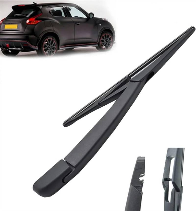 TWSIT Hinten Wischer Klinge Arm Set Kit Für Nissan Für Juke 2010-2019 2018 2017 2016 Windschutzscheibe Windschutz Heckscheibe von TWSIT