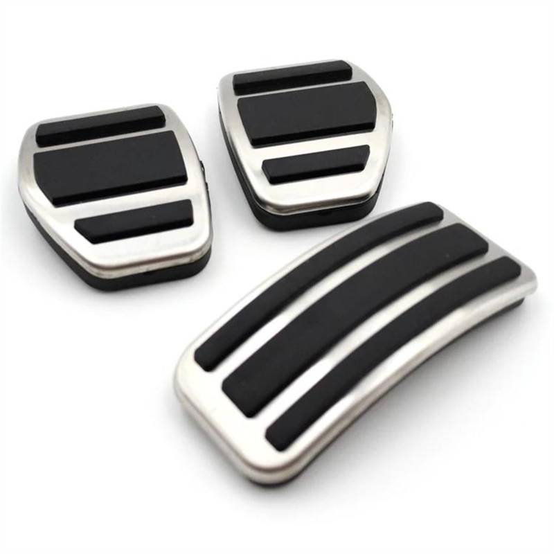 Bremspedal Pedale Für Peugeot 1007 2005 2006 2007 2008 2009 Gaspedal Bremse Kupplung Edelstahl Pedal Auto Fußpedale Pedale Abdeckung(3 pcs) von TWTUSE