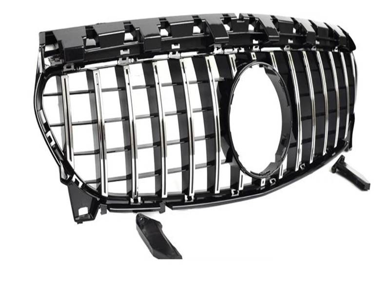 Front Kühlergrille 2020-CLA-45 Für GTR Style Frontgrill Für CLA Klasse X117 Für Shooting Für Brake C117 Für Coupe 2013 2014 2015 2016 2017 2018 CLA250 CLA200 CLA180 Kühlergitter(Silber) von TWTUSE