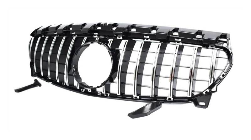 Front Kühlergrille Auto-Kühlergrill Für Die Motorhaube Für Benz Für CLA-Klasse X117 Für Shooting Für Brake & C117 Für Coupé 2013–2019 W117 GT Grill CLA250 CLA200 Kühlergitter(Silver 13-19) von TWTUSE