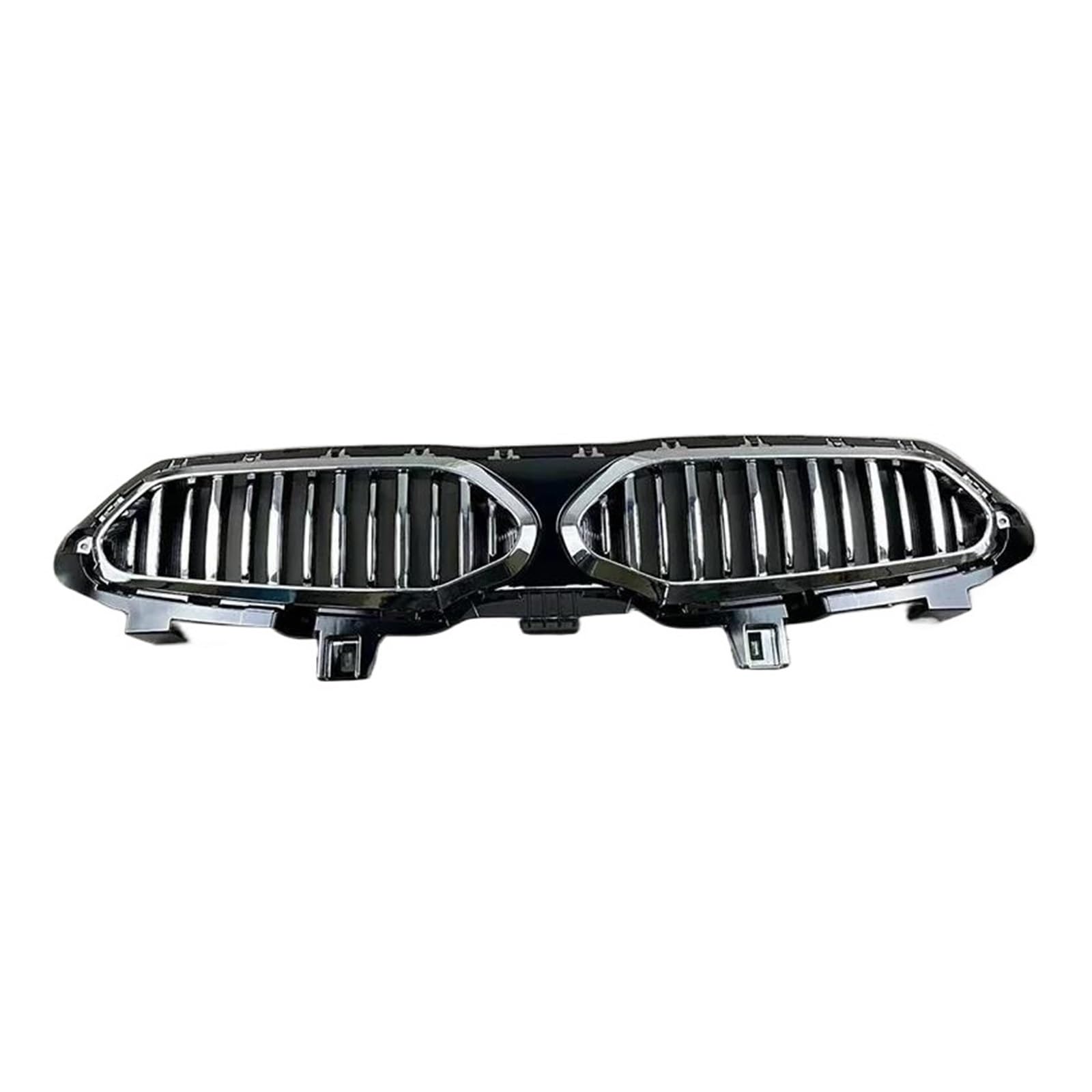 Front Kühlergrille Autozubehör Front Racing Grille Passend Für KIA Für Cerato 2020 2021 2022 2023 Frontgrill ABS Auto Sport Grille Außenverkleidungsteile Kühlergitter(Silver Black) von TWTUSE