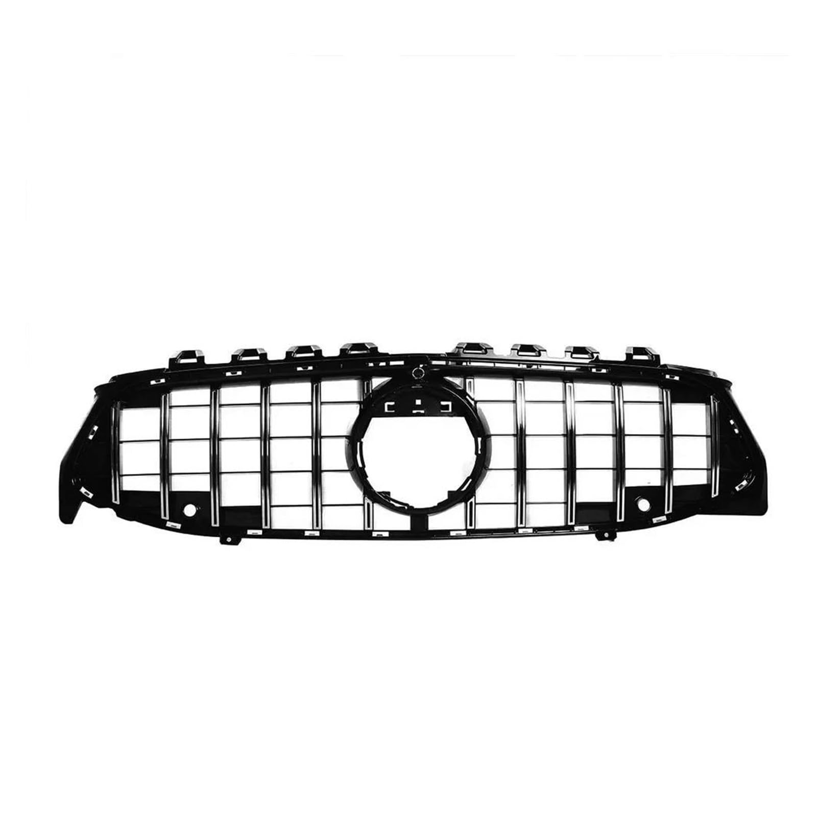 Front Kühlergrille Frontgrill Für Benz Für CLA-Klasse W118 C118 20-23 CLA180 CLA200 CLA220 CLA250 CLA35 Für AMG Chrom Silber Für GTR Style Kühlergitter(Chrome Silver) von TWTUSE