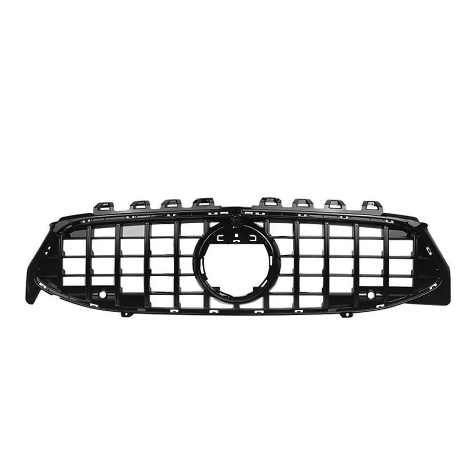 Front Kühlergrille Frontgrill Für Benz Für CLA-Klasse W118 C118 20-23 CLA180 CLA200 CLA220 CLA250 CLA35 Für AMG Chrom Silber Für GTR Style Kühlergitter(Glossy Black) von TWTUSE