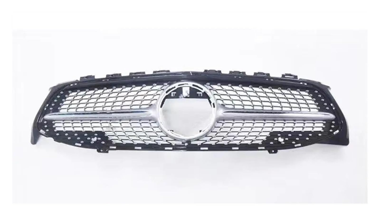 Front Kühlergrille Für GT Frontgrill Grill Facelift Für Benz Für CLA 2019-2020 2021 2022 C118 W118 180 200 250 260 220 Tuning Zubehör Kühlergitter(Diamond Silvery) von TWTUSE