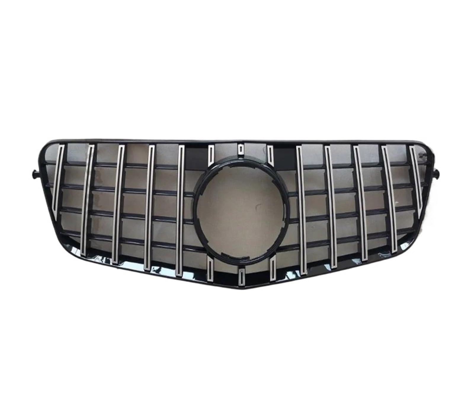 Front Kühlergrille Kühlergrill-Bodykit Für Fronteinlassgitter Für Benz E-Klasse W212 2009–2010 2011 2012 2013 2014 2015 GT Diamond Styling Grill Tuning-Zubehör Kühlergitter(09-12 Silvery) von TWTUSE