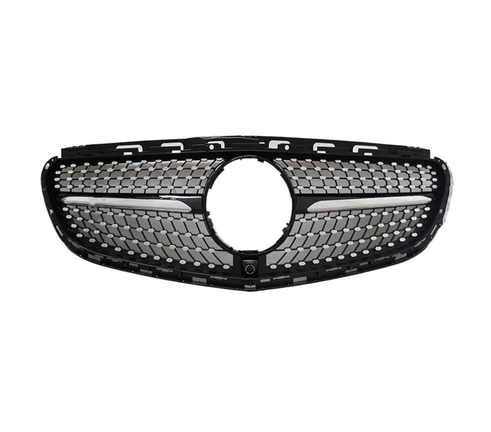 Front Kühlergrille Kühlergrill-Bodykit Für Fronteinlassgitter Für Benz E-Klasse W212 2009–2010 2011 2012 2013 2014 2015 GT Diamond Styling Grill Tuning-Zubehör Kühlergitter(13-15 Diamond Black) von TWTUSE