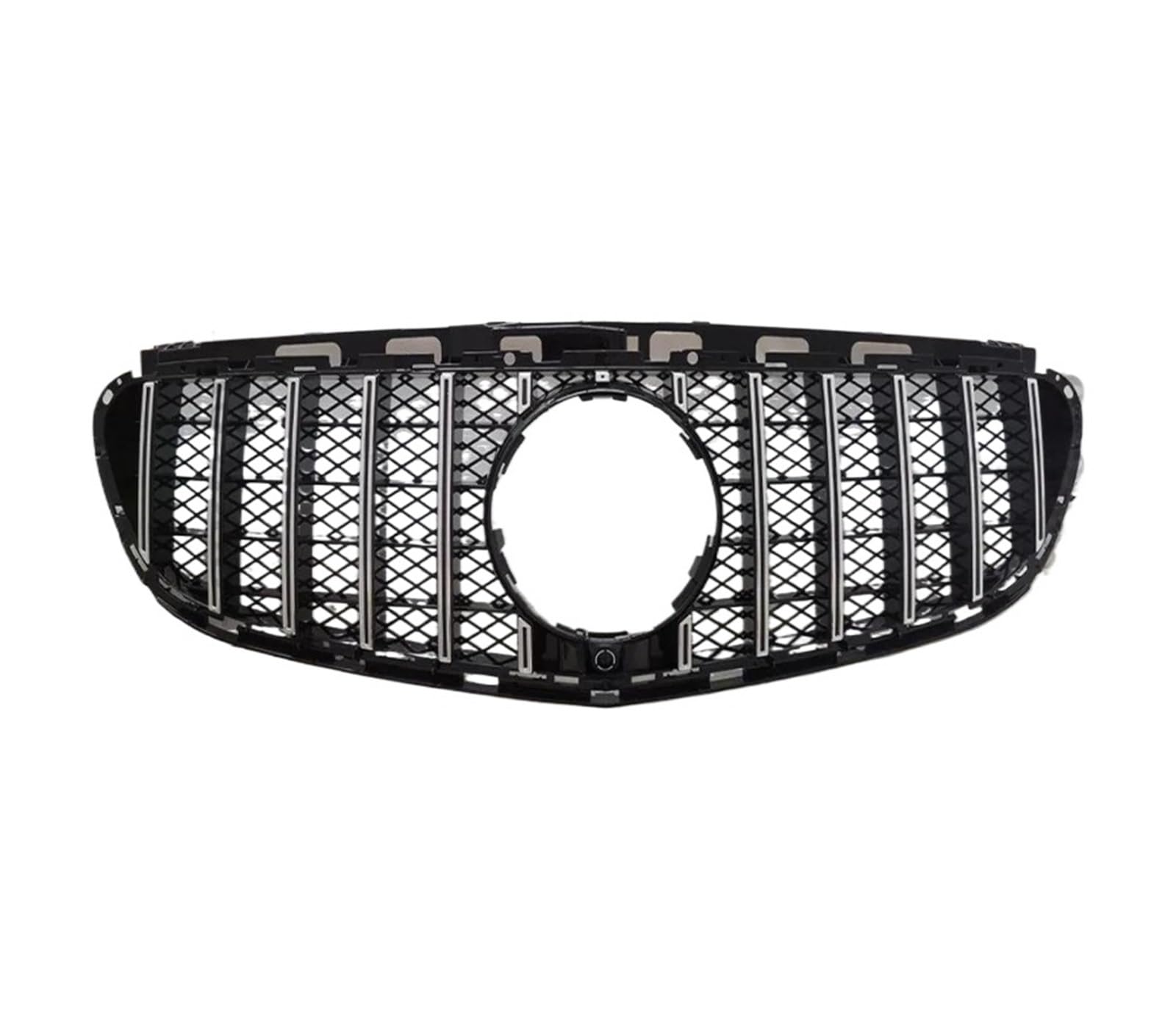 Front Kühlergrille Kühlergrill-Bodykit Für Fronteinlassgitter Für Benz E-Klasse W212 2009–2010 2011 2012 2013 2014 2015 GT Diamond Styling Grill Tuning-Zubehör Kühlergitter(13-15 Silvery) von TWTUSE