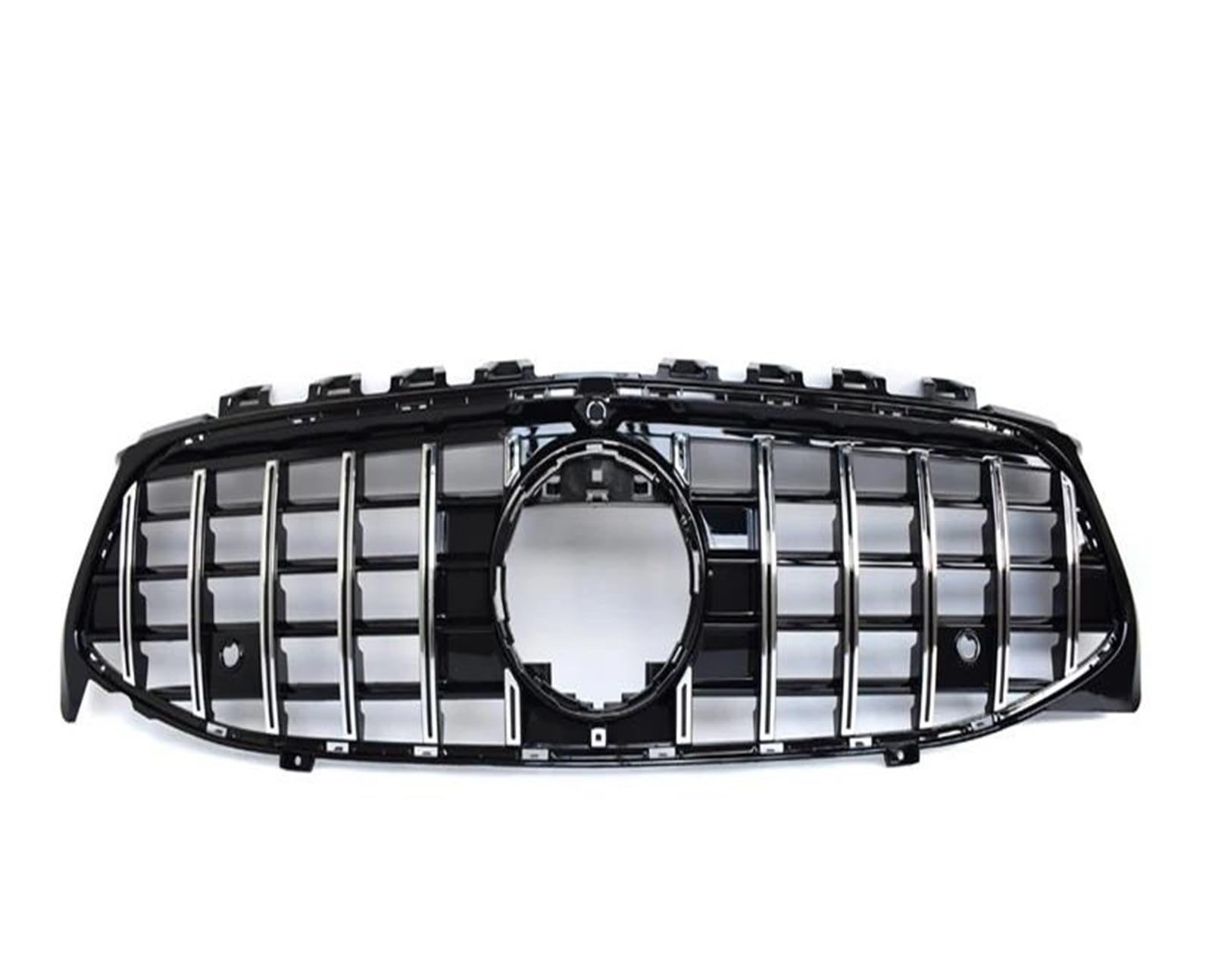 Front Kühlergrille Kühlergrill Typ CLA45 Für Benz 2019 2020 2021 2022 2023 2024 Für CLA Klasse Coupe C118 X118 Für CLA 200 Für CLA 250 Für CLA 35 Für AMG Kühlergitter(Silber) von TWTUSE