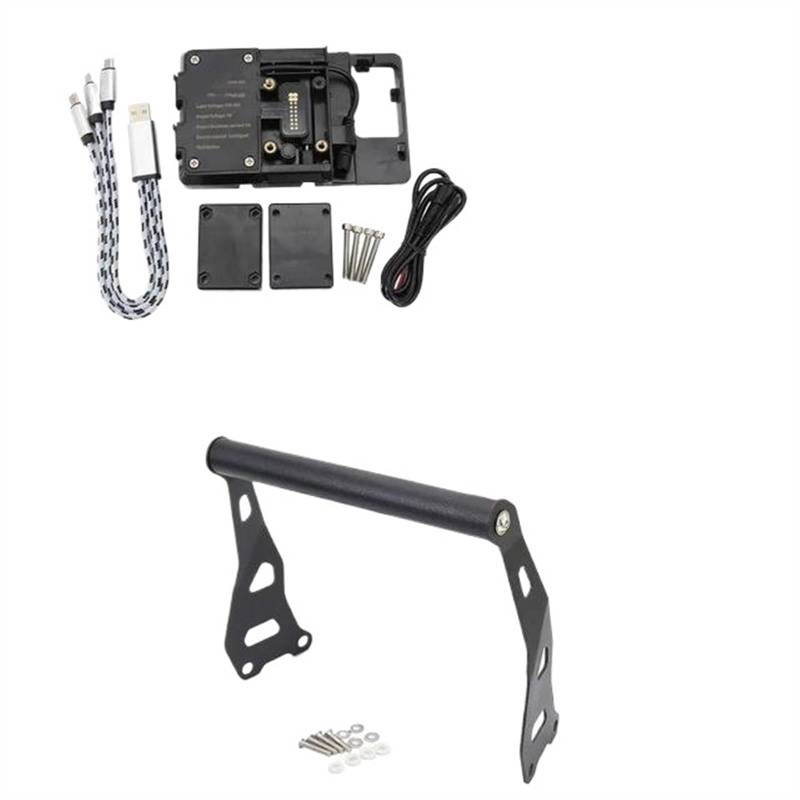 Motorrad GPS Navigation Halter Telefon GPS-Navigationsplattenhalterung Bar Mount Motorrad 2021 2020 2019 2018 2017 2016 Für Royal Für Enfield Für Himalayan(22mm B) von TWTUSE