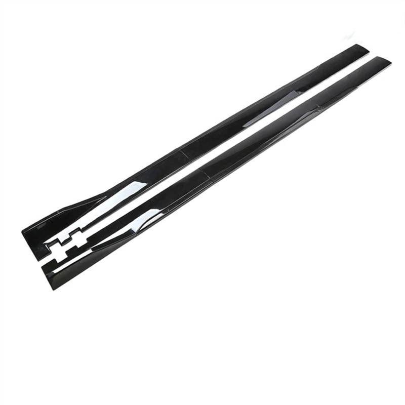 Winglet Diffuser 2M/2,2 M Seite Röcke Erweiterung Diffusor Bodykit Universal Auto Styling Außen Zubehör Für Toyota Auto Seitenschürze(220cm Black) von TWTUSE