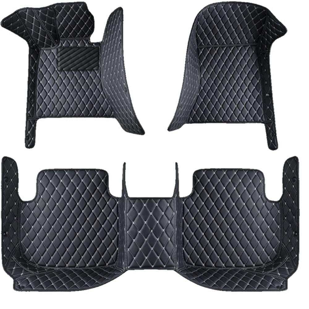 Auto Leather Fußmatten für Chevrolet Camaro 2010-2015,wasserdichte Antirutschmatten Allwetterabdeckung Fussmatten Schutz Bodenmatte Zubehör,B von TXCDF