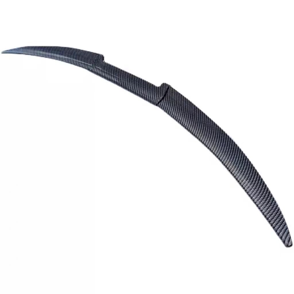 Auto Schwanz Spoiler Flügel für Benz E class (4door) W210 1996-2002, Kratzfeste Auto Heckspoiler Heckklappe Flügellippe Einstellbare Länge Zubehör,Carbon Fiber Pattern von TXQDQSC