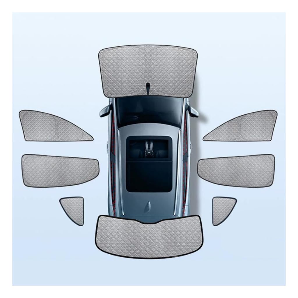 Vollständiger Verdunkelungs-Sonnenschutzvorhang für Toyota IQ, Total Lichtblockierendes Auto-Sonnenschutz-Zubehör,A-8 Pieces for The Whole car Vollständiger Verdunkelungs-Sonnenschutzvorhang für Toyota IQ, Total Lichtblockierendes Auto-Sonnenschutz-Zubehör,A-8 Pieces for The Whole car von TXQDQSC