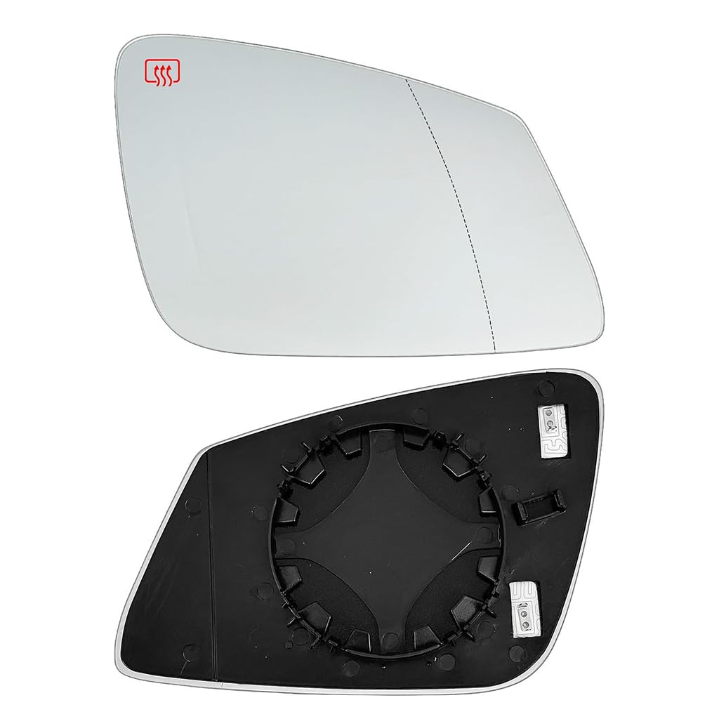 auto Spiegelglas für BMW F20 F21 F22 F23 F30 F31 F32 F33 F34 F35 F36 F39 F48 F49 E84 i3, Spiegelglas Fahrerseite Ersatzspiegelglas Türspiegelglas Außenspiegel Autozubehör,A-Left von TXQDQSC