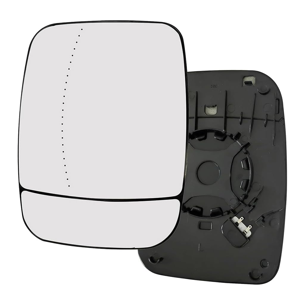 auto Spiegelglas für Trafic 2014-2020, Spiegelglas Fahrerseite Ersatzspiegelglas Türspiegelglas Außenspiegel Autozubehör,A-Left von TXQDQSC