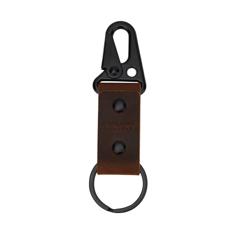 TXTKT Schlüssel-Organizer Schlüsselanhänger, Schlüsselanhänger aus Leder, geeignet für Weihnachtsgeschenke für Männer, Frauen, Jungen und Mädchen von TXTKT