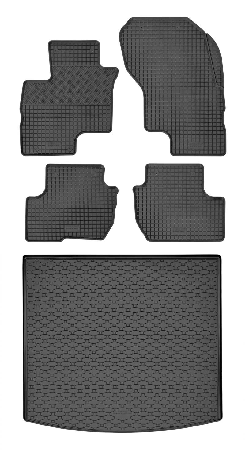 TXTrade Gummifußmatten und Kofferraumwanne passend für Outlander/PHEV ab 2012 | 5Sitze von TXTrade