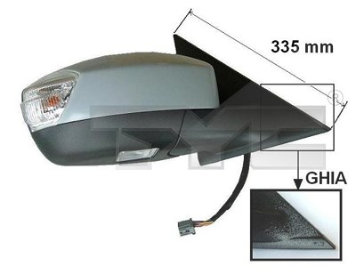 Tyc Außenspiegel [Hersteller-Nr. 310-0120] für Ford von TYC