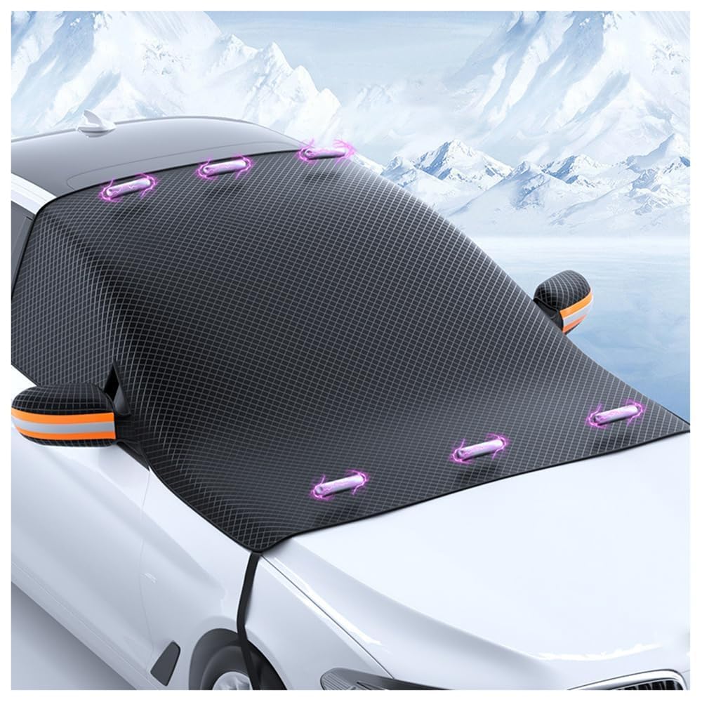 Frontscheibenabdeckung Auto für Dodge Viper VX 2013-2017, Auto-Windschutzscheibenabdeckung für Den Winter Frontscheibenschutz Schnee EIS Frost Sonne UV,A von TYGXING