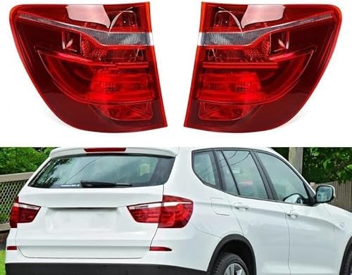 Auto Rücklicht Komplettsets für BMW X3 F25 2011-2016 Schlussleuchte Montage Hintere Bremsleuchte Äußeres Rücklicht Zubehör,1 pair von TYJH