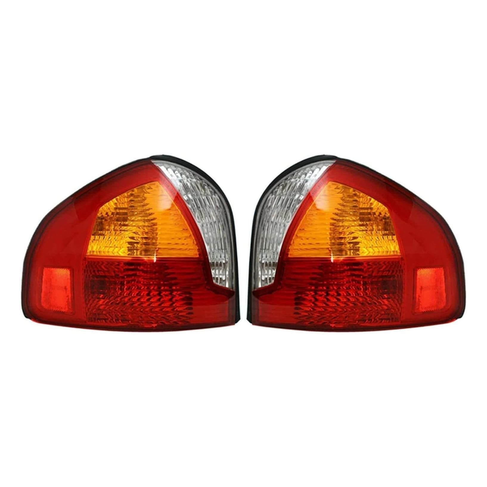 TYJH Auto Rücklicht Komplettsets für Hyundai Santa Fe 2001-2004 Schlussleuchte Montage Hintere Bremsleuchte Äußeres Rücklicht Zubehör,A pair von TYJH