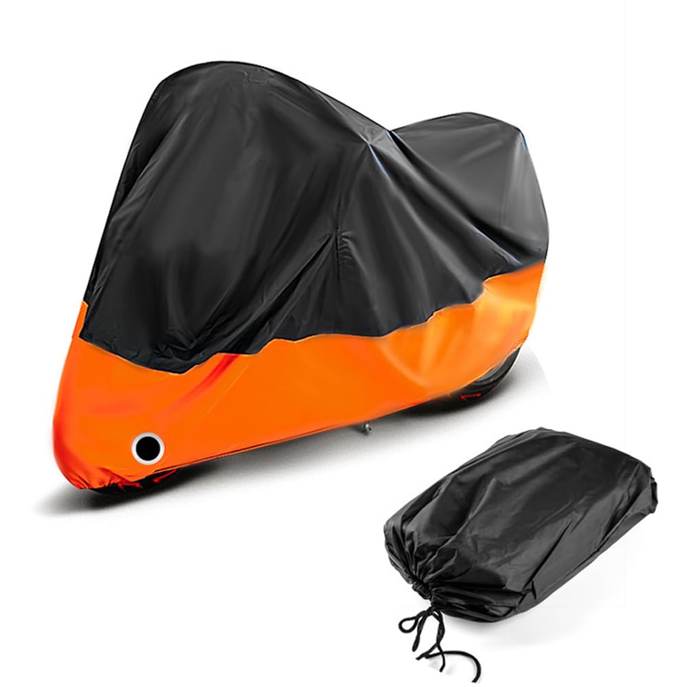 Motorradabdeckung, für Aprilia RS 125 Motorrad Abdeckplane Wasserdicht UV-Beständiges Motorrad Outdoor Motorcycle Cover,A-XXXL von TYJWZSLS